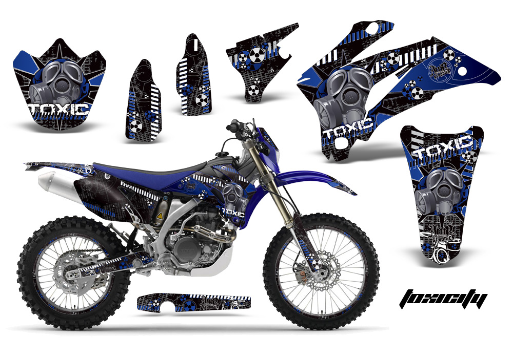 Yamaha WR250F WR450F 07-11 Graphics Kit TOX BL NPs
